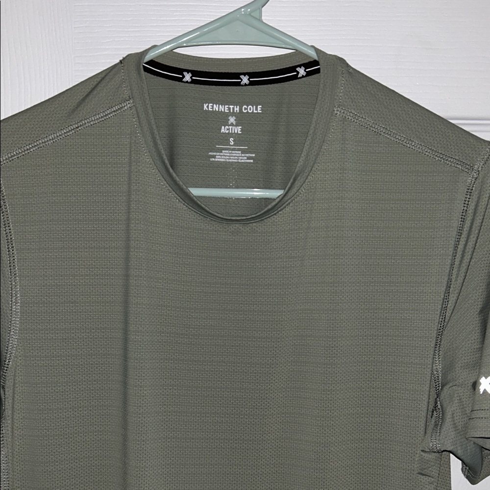 Kenneth Cole Men's Short Sleeve Green Tee